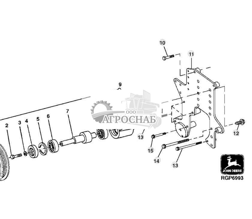 2308, 2328 Fan Drive Pulley 